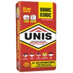 Клей для плитки Unis Плюс 25 кг