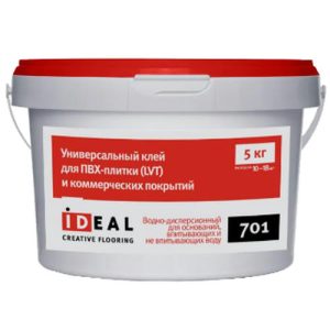 Клей Ideal 701 для ПВХ-покрытий 5 кг