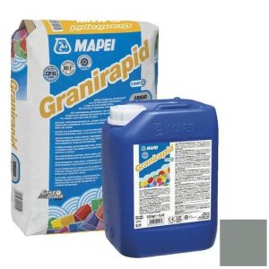 Клей для плитки и камня Mapei Granirapid А+B серый 30,5 кг
