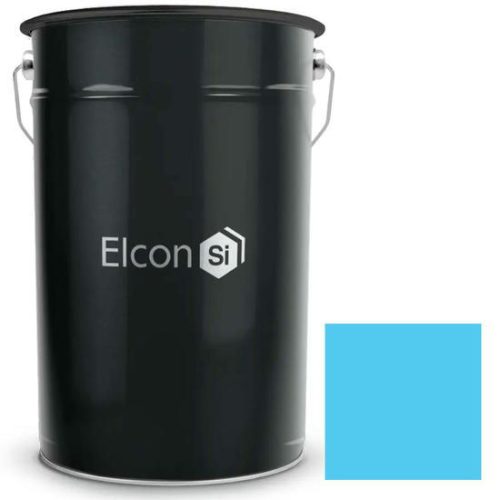 Эмаль термостойкая Elcon КО-8101 400 градусов голубая 25 кг