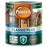 Пропитка-антисептик для древесины Pinotex Classic Plus 3 в 1 Скандинавский серый 2,5 л