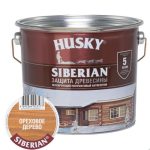 Антисептик HUSKY SIBERIAN полуматовый ореховое дерево 2,7л