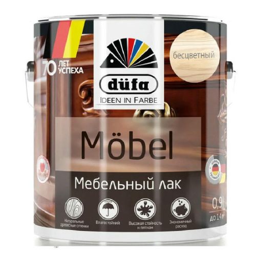Лак мебельный Dufa Mobel бесцветный 0,9 л