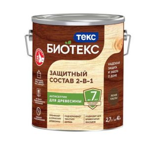 Защитный Состав Биотекс лесной каштан 2,7л