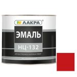 Эмаль Лакра НЦ-132 глянцевая красная 1,7 кг