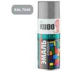 Эмаль аэрозольная KUDO 1018 универсальная 520мл серая