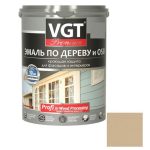 Эмаль по дереву VGT Профи кремовая 1 кг