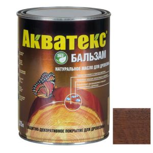 Бальзам масло для древесины Акватекс Махагон 0,75 л