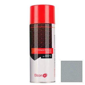 Эмаль Elcon термостойкая серебристая 520 мл