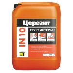 Грунт интерьерный IN 10 10л Морозостойкий /Церезит