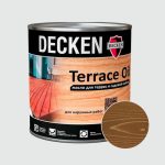 Масло DECKEN Terrase Oil Spice для террас Коньяк 0,75 л
