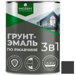 Грунт-эмаль по ржавчине 3 в 1 Prosept 094-09 графит 0,9 кг