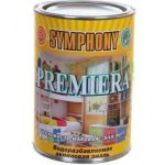 Эмаль акриловая Symphony Premiera А шелково-матовая в металлической банке 0,9 л