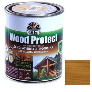 Пропитка для древесины Dufa Wood Protect Дуб 0,75 л