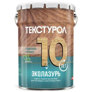 Средство для защиты древесины Текстурол Эколазурь бесцветный 5 л