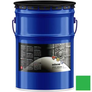 Грунт-эмаль алкидно-уретановая Mokke 01034 3 в 1 зеленая 20 кг