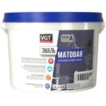 Эмаль универсальная VGT База А матовая супербелая 0,8 кг