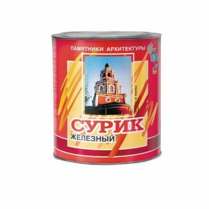 Краска масляная МА-15 сурик 1 кг Farbitex