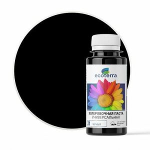 Паста колеровочная ECOTERRA черный N21 0,1л