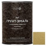 Грунт-эмаль Elcon Smith 3 в 1 с молотковым эффектом золото 0,8 кг