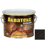 Бальзам масло для древесины Акватекс Эбеновое дерево 2 л