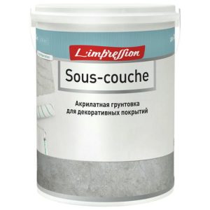 Грунтовка пигментированная для декоративных покрытий LIMPRESSION Sous-couche 2,5л