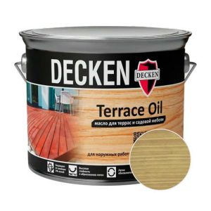 Масло DECKEN Terrase Oil Wood для террас Бук 2,5 л