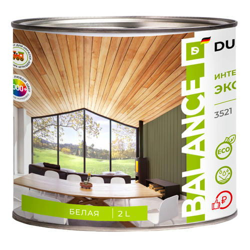 Эко-лазурь интерьерная DUSBERG Balance 2л белая