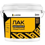 Лак акриловый защитный Lakom для дерева 10 кг