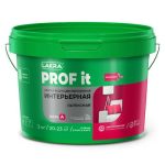 Краска латексная ЛАКРА Prof it белая 3кг