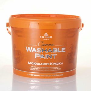 Краска моющаяся OLIMP Gamma матовая белая (10л)