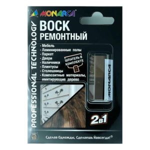 Воск ремонтный MONARCA 2в1 дуб романский/темный вяз 7,5г