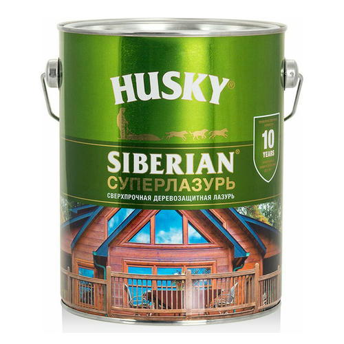 HUSKY SIBERIAN «Суперлазурь» бесцветная 2,7л — изображение 2