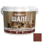 Лак акриловый для древесины Акватекс Шале канадский орех 9 кг