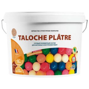 Покрытие декоративное камешковое PRAGMATIC Taloche platre 15кг