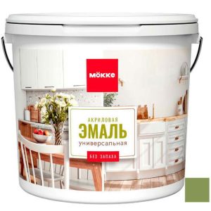 Эмаль акриловая универсальная Mokke 12796 матовая Терпкая Полынь 2 кг