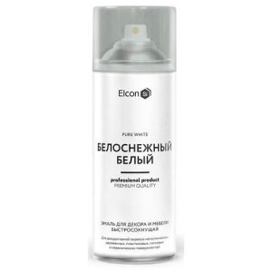 Эмаль аэрозольная ELCON для декора 520мл белоснежный белый