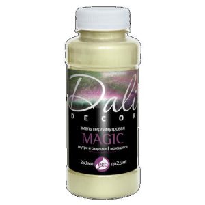 Эмаль акриловая перламутровая Dali Decor Magic жемчуг 0,25 л