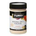 Краска акриловая TURY SW-7 Colour для стен и потолков моющаяся 0,4кг сочный персик