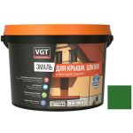 Эмаль для крыши цоколя и фасадов зданий VGT ВД-АК-1179 полуглянцевая зеленая 2,5 кг