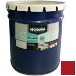 Грунт-эмаль 3 в 1 Novocolor красный матовый 20 кг