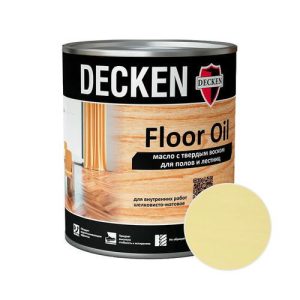 Масло DECKEN Floor Oil Wood с твердым воском для полов Сосна 0,75 л