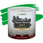 Грунт-эмаль Лакра 3 в 1 по ржавчине зеленая 0,8 кг