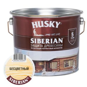Антисептик HUSKY SIBERIAN полуматовый бесцветный 2,7л