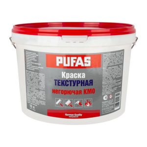 Краска текстурная Pufas NCS S 2500-N КМ0 негорючая (10 л)