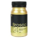 Краска акриловая DEL BROSCO Metallic интерьерная 0,1л золото