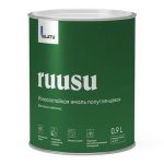 Эмаль полиуретановая TALATU Ruusu База С для полов 0,9 л бесцв