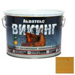 Антисептик для дерева гибридный Акватекс Викинг лессирующий полуматовый Сосна 9 л