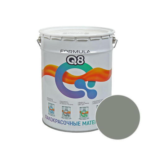 Грунт-эмаль FORMULA Q8 Серый 20 кг