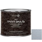 Грунт-эмаль Elcon Smith 3 в 1 с молотковым эффектом серебро 0,4 кг